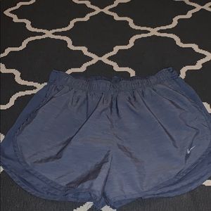 Blue nike shorts